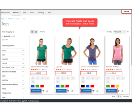 Example 3 - Category page - Before the rule is applied