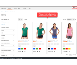 Example 3 - Category page - After the rule is applied