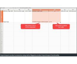 CSV - Import accessory products
