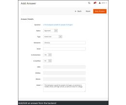 Backend - add an answer