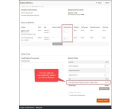 Backend - Create Credit memo