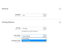 Configuration - Sort Order