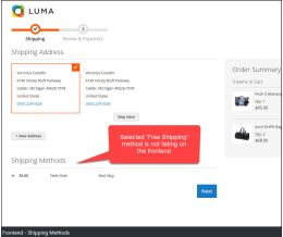 Frontend - Hide Shipping Method