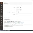 New tab - content
