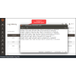Output log file