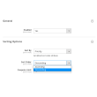 Configuration - Sort Order